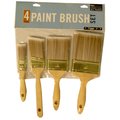 Shur-Line DI50051 Deluxe Polyester Bristle Varnish & Sash Paint Brush Set, 4 Piece SH574722